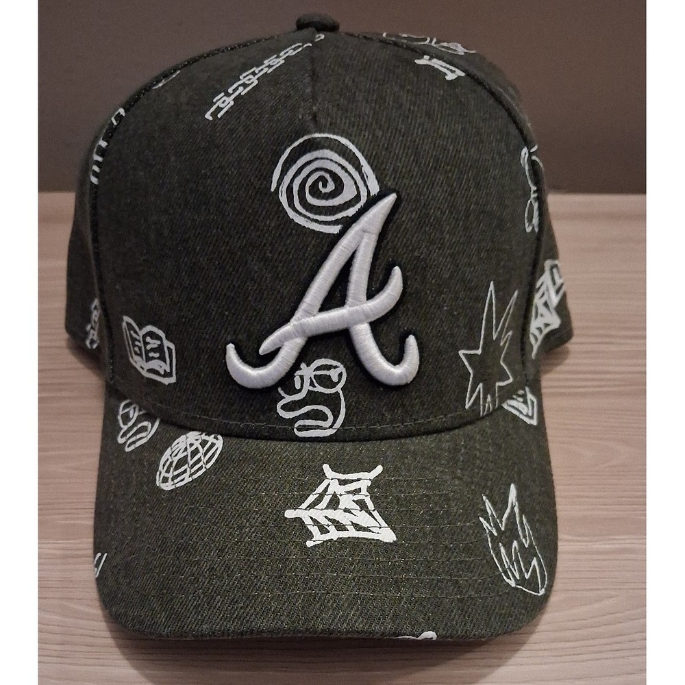 Atlanta Braves New Era 9Forty M-Crown A Frame Snapback Adjustable Hat NWT